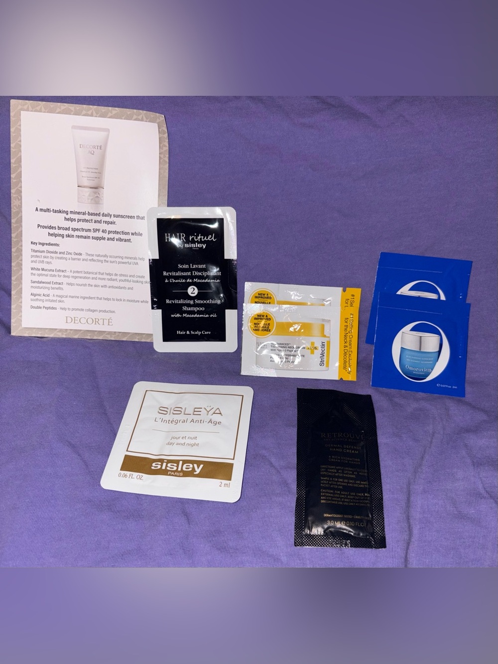 Luxury skincare & beauty sample bundle new